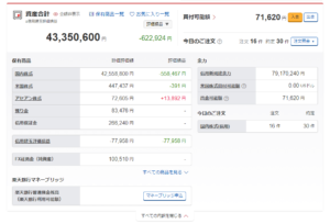 「2024年9月末時点の口座残高情報」楽天証券より（画像はすべてクリックすると拡大します）